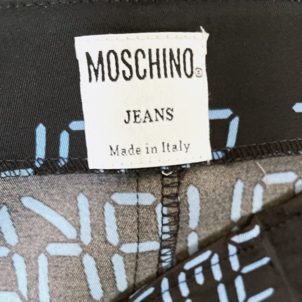 MOSCHINO JEANS 90s alarm clock print midi skirt - Image 4