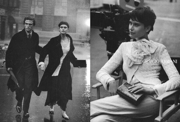 GIORGIO ARMANI - F/W 2001 black silk pants with ruffles - Image 5