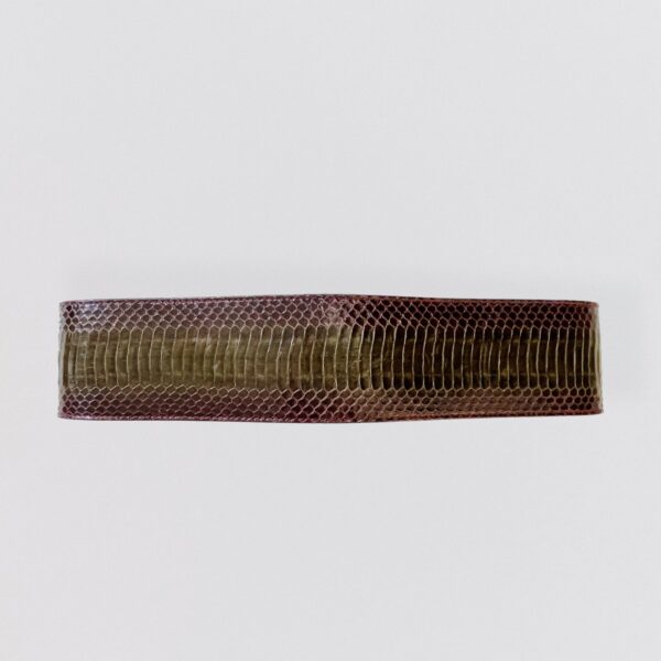 BARBARA BUI - dark purple high waist snake belt - Image 3