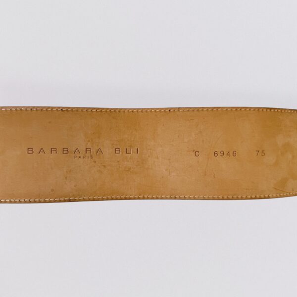 BARBARA BUI - dark purple high waist snake belt - Image 4
