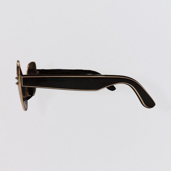 MARCO DE VINCENZO - Black & gold ultra cat-eye sunglasses - Image 4