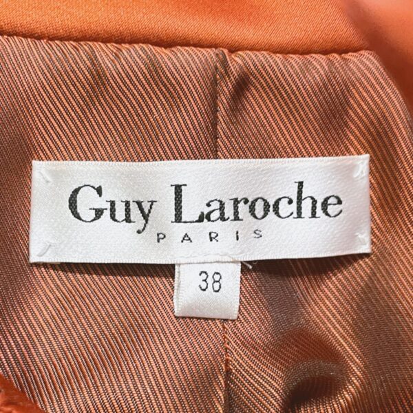 GUY LAROCHE - F/W 2012 rust orange crop bomber jacket - Image 7