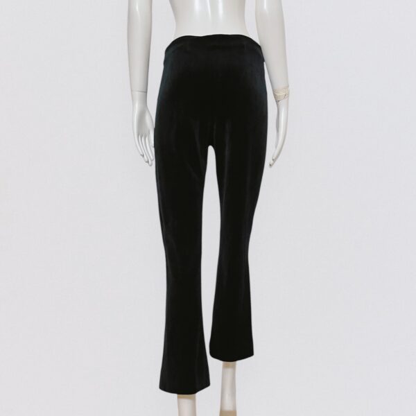 SONIA RYKIEL – Black velvet flared pants - Image 2