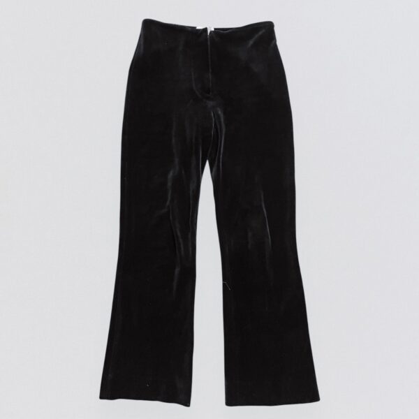 SONIA RYKIEL – Black velvet flared pants - Image 3