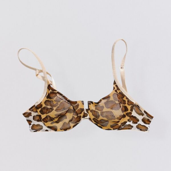 LA PERLA – Giraffe print mesh bra - Image 4