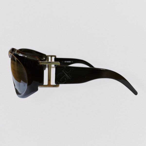 GF FERRE – Black shield sunglasses - Image 4