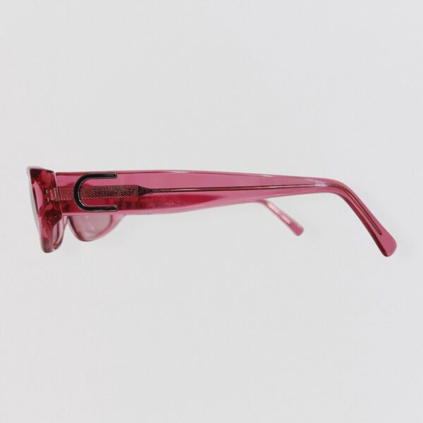 EMANUEL UNGARO – Pink rectangular sunglasses - Image 4