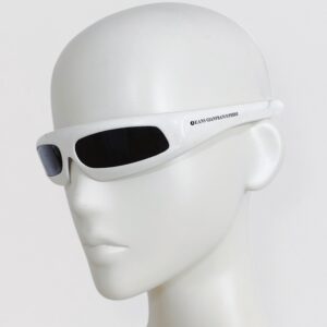 Vintage 00s Y2K GIANFRANCO FERRÉ JEANS White headband sunglasses