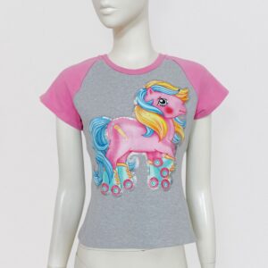 Vintage 00s Y2K MOSCHINO COUTURE S/S 2018 « My Little Pony » cotton t-shirt