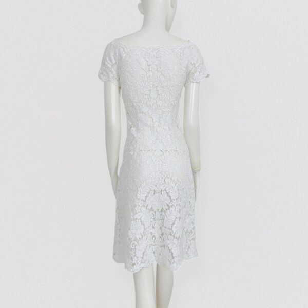 MARIELLA BURANI – White lace midi dress - Image 4