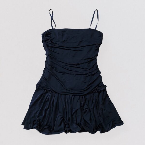 D&G vintage 00s Y2K black draped mini dress dolce & gabanna 3