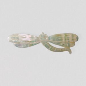 Vintage 70s mother-of-pearl dragonfly brooch