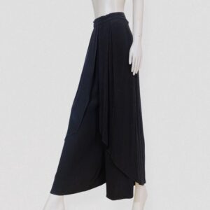 Vintage 90s CHRISTIAN LACROIX Black high waist palazzo pants
