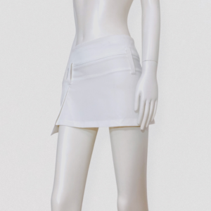 Vintage 00s Y2K RINASCIMENTO White low rise mini skirt