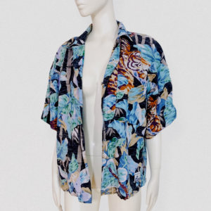 KENZO vintage 2017 runway jungle & tiger print oversized shirt